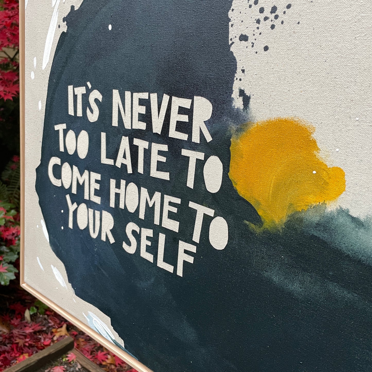 IT'S NEVER TOO LATE