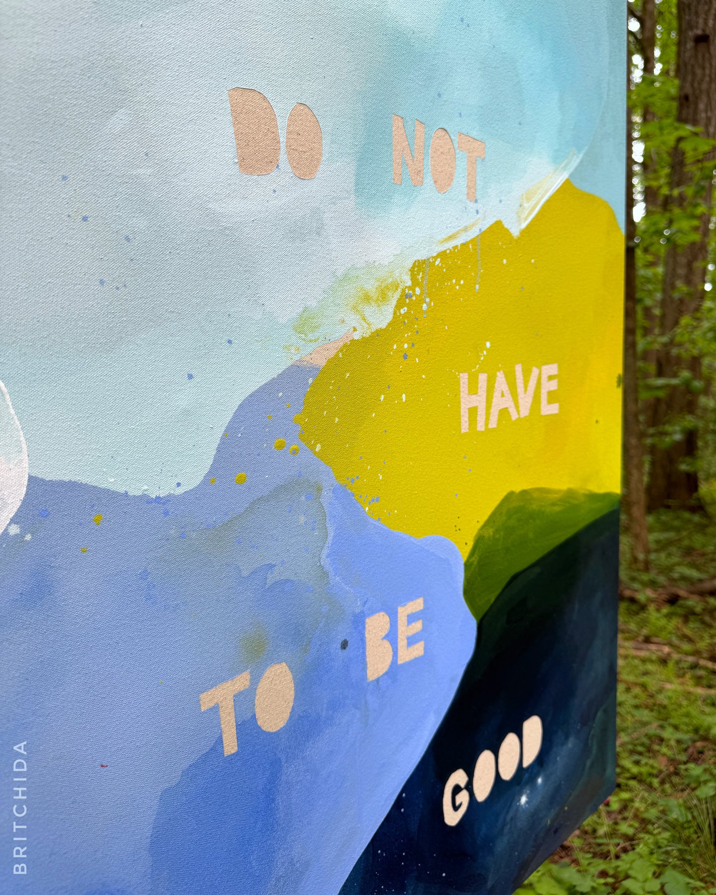 YOU DO NOT HAVE TO BE GOOD