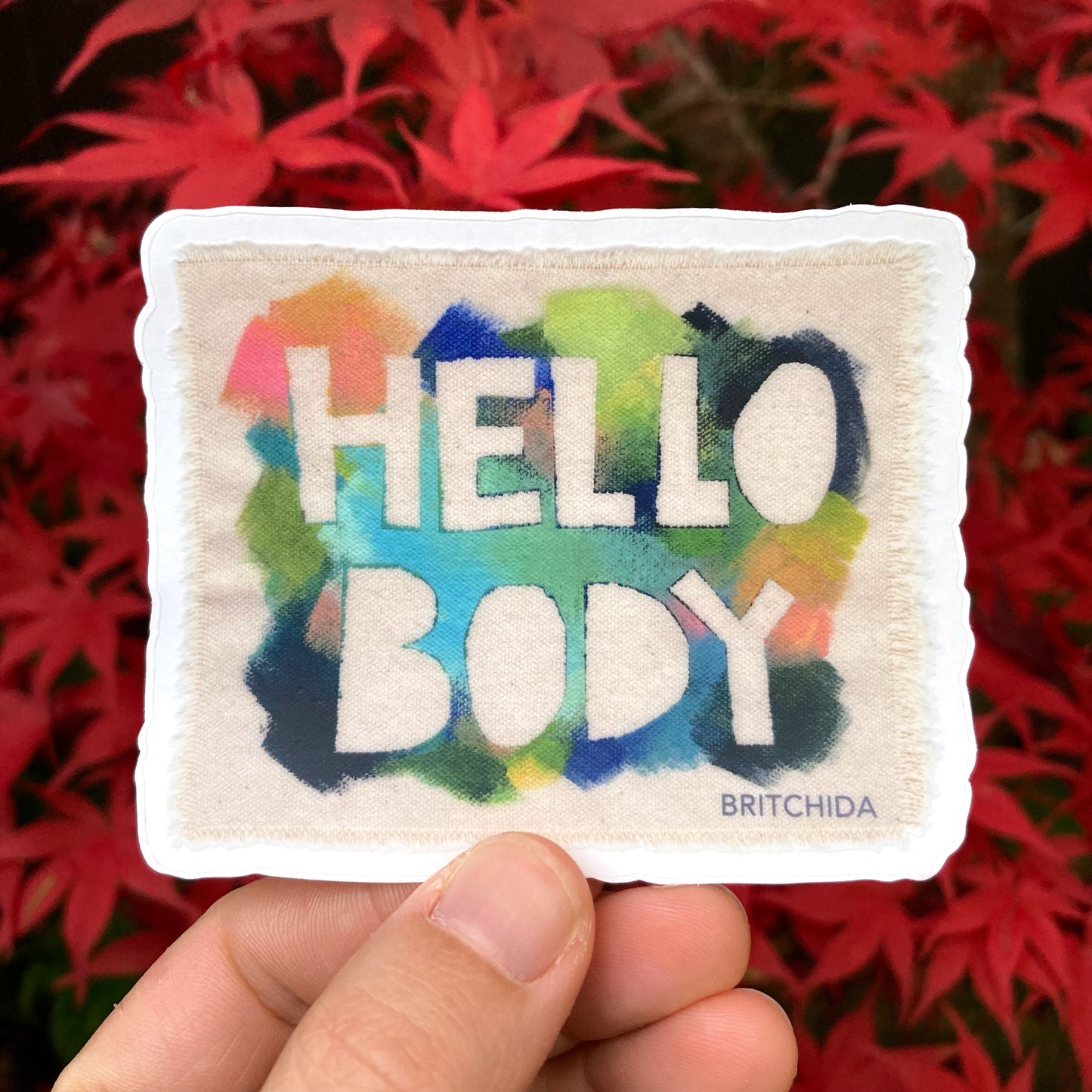 Sticker: Hello Body