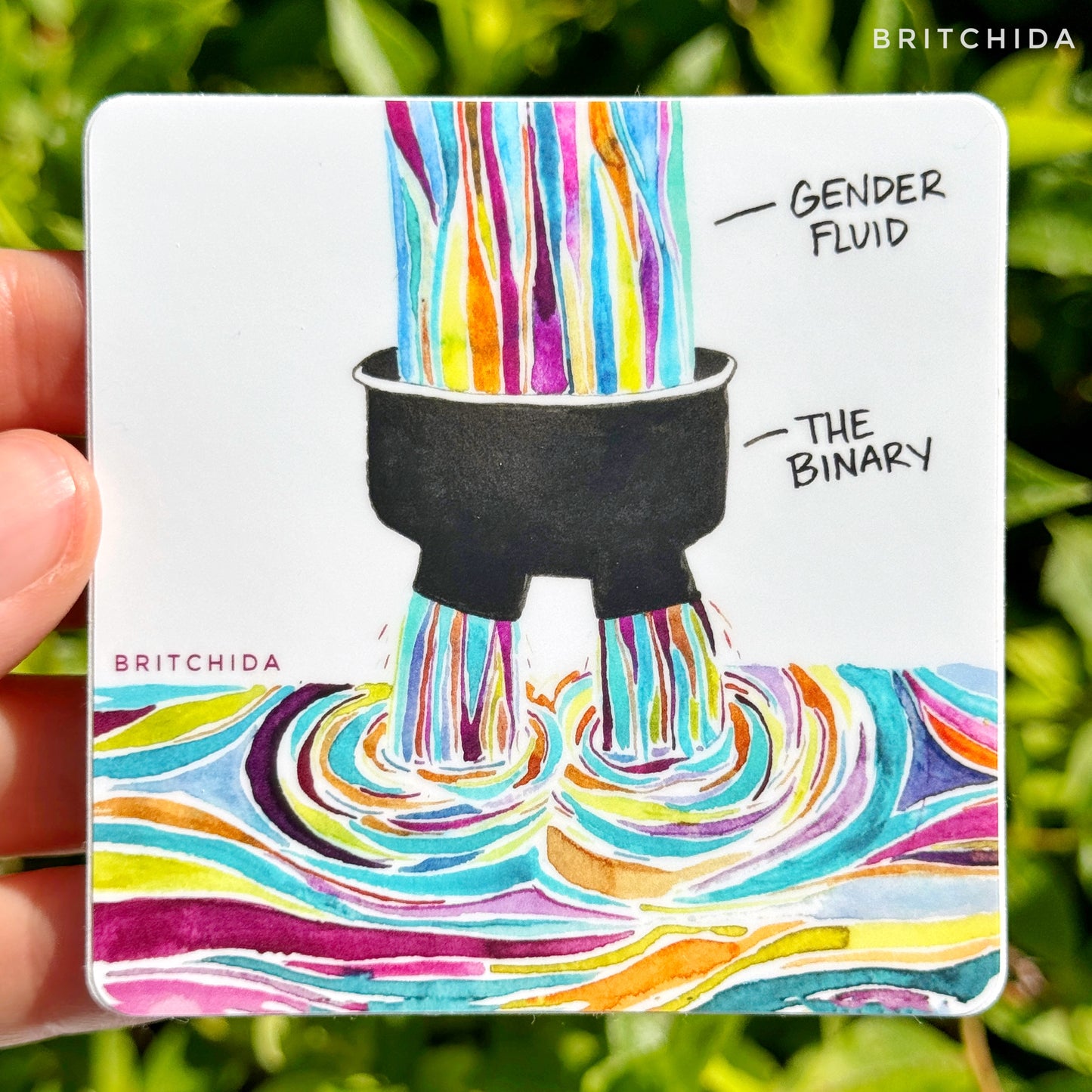 Sticker: Gender Fluid