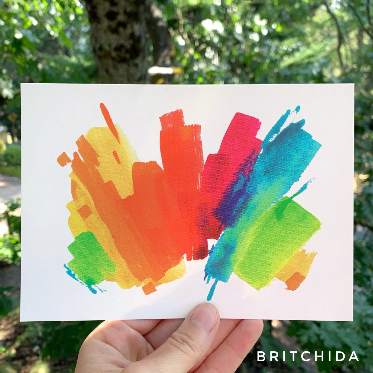 Abstract Pride Flag - Rainbow