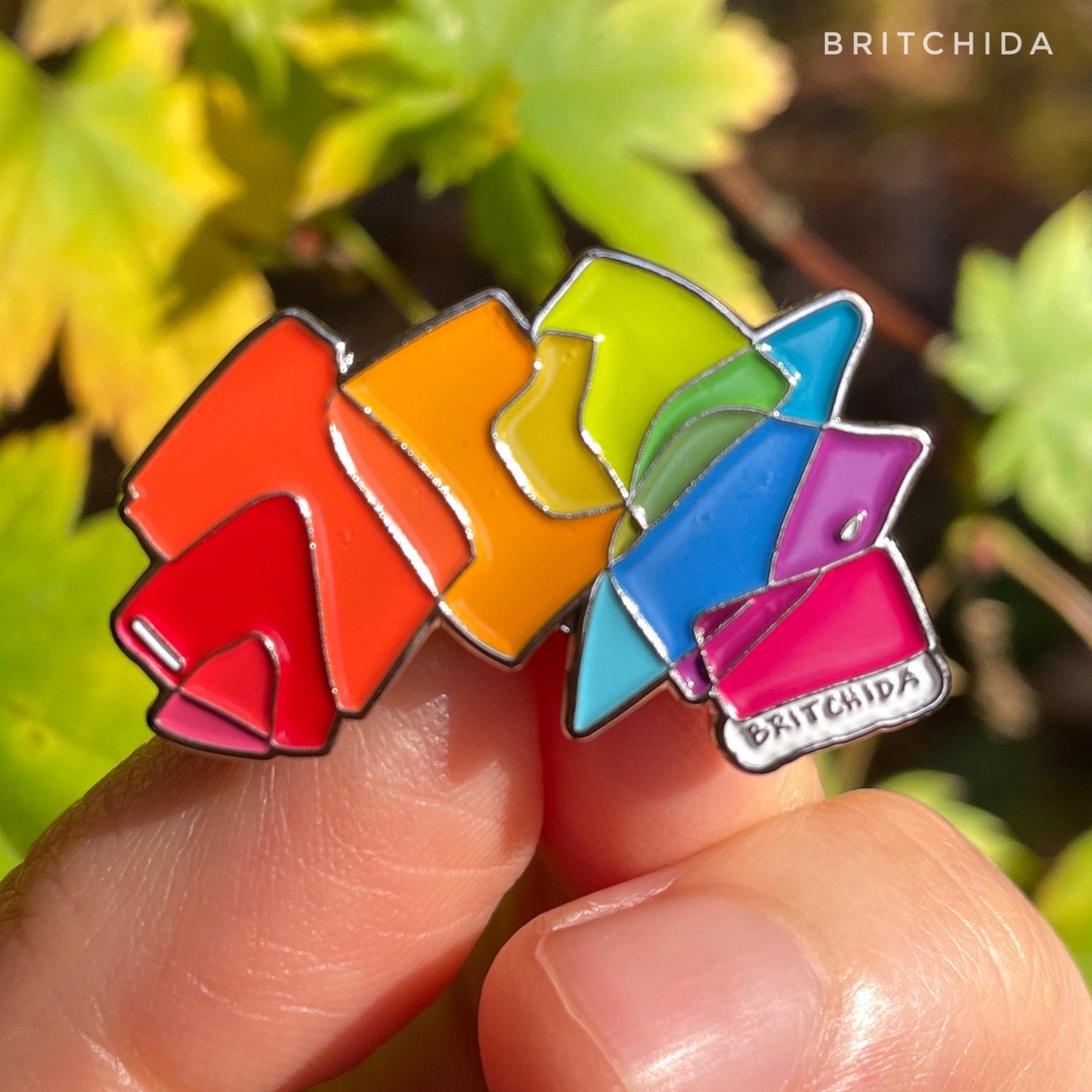 Pin: Abstract Pride Flag