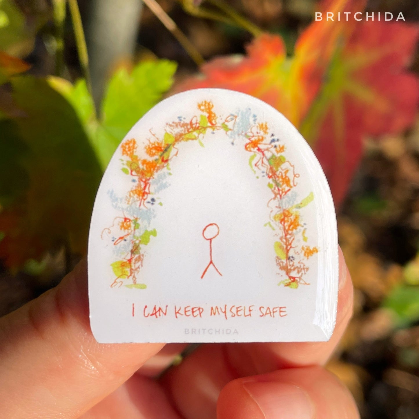 Pin Set: Strangely Okay and I Can Keep Myself Safe