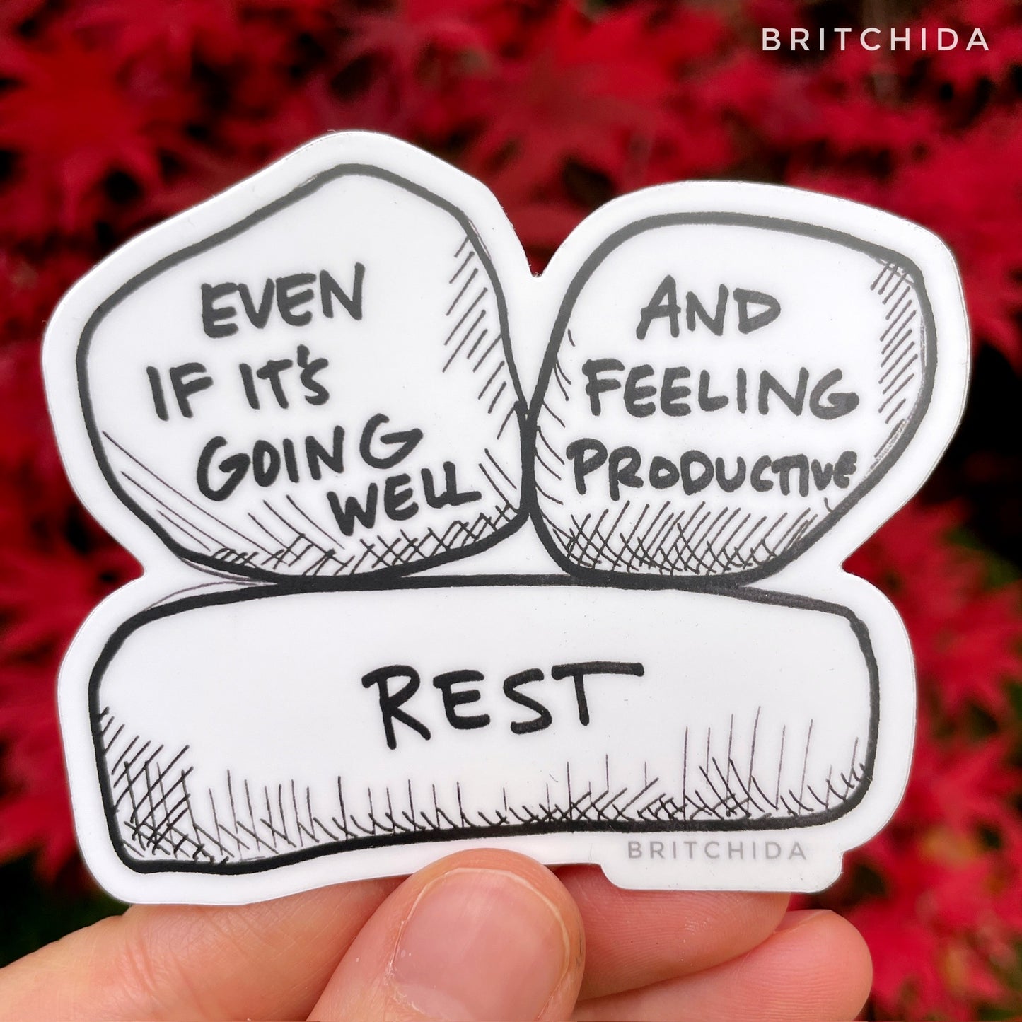 Sticker: Rest