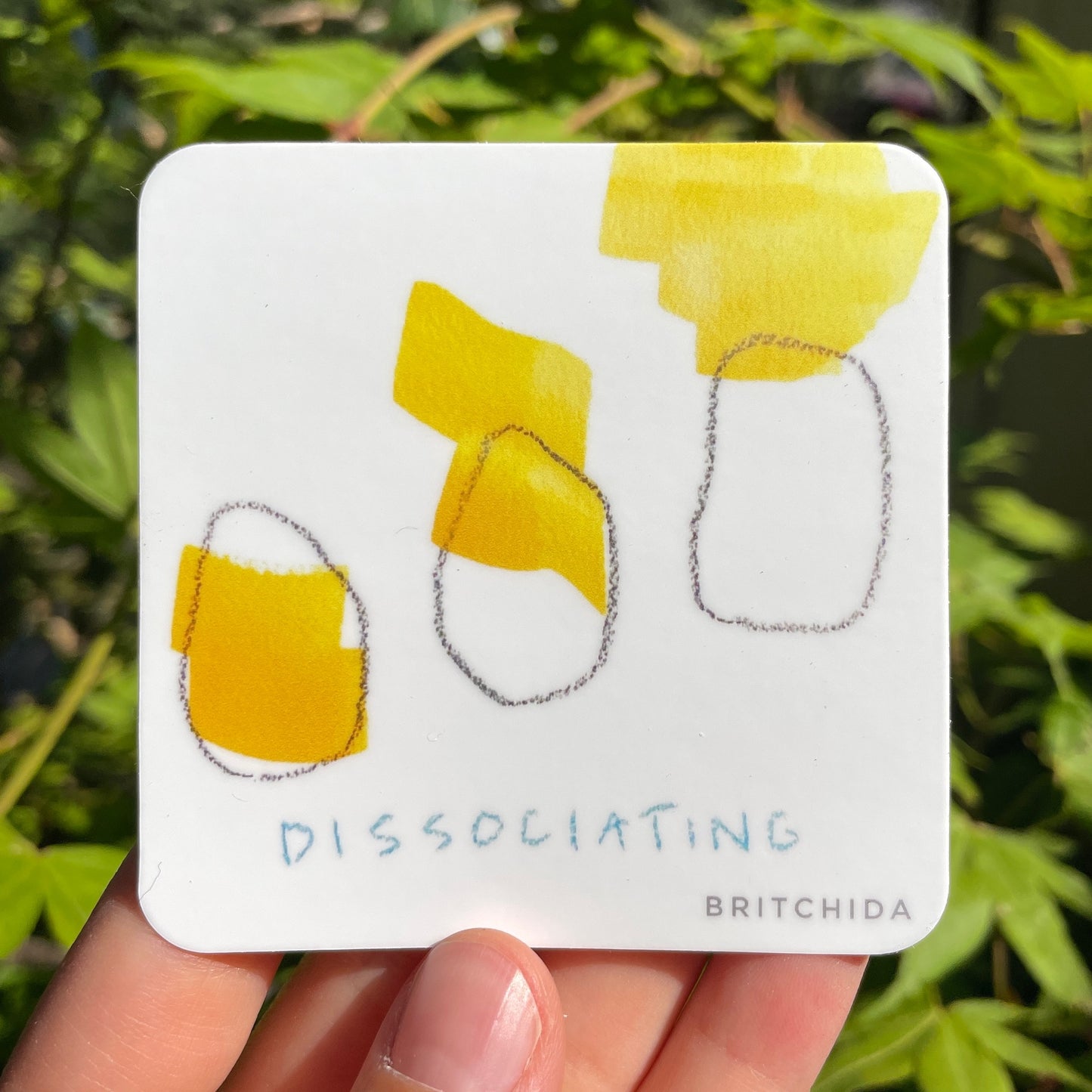 Sticker: Dissociating