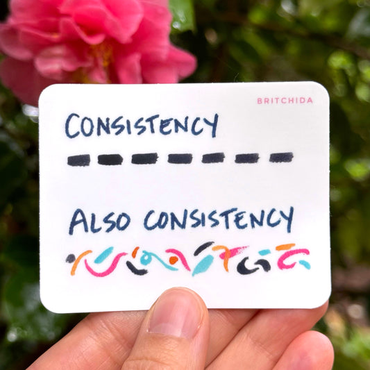 Sticker: Consistency (MEMBER SHOP ACCESS ONLY)