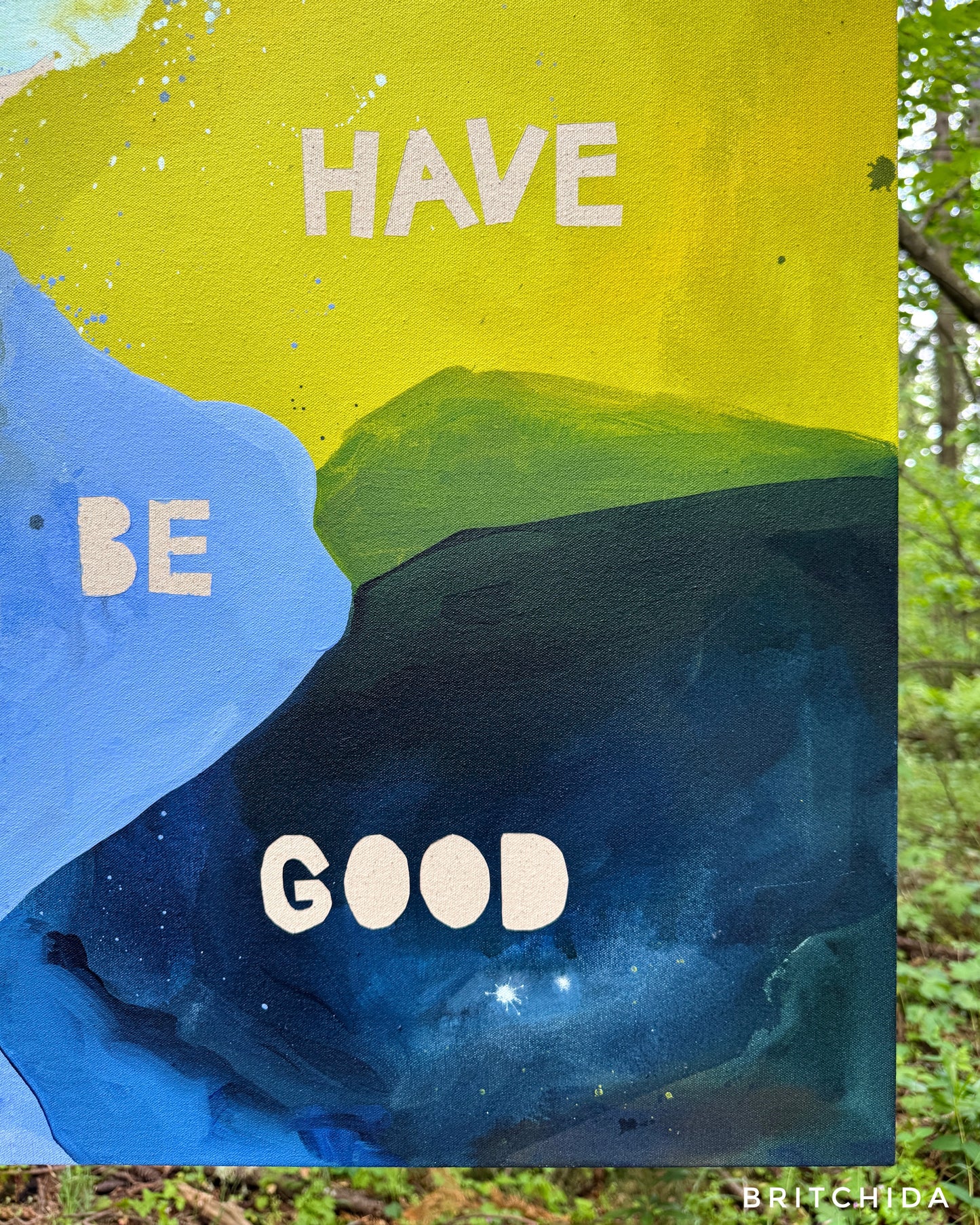 YOU DO NOT HAVE TO BE GOOD