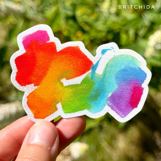 ✨PRESALE- Sticker: Pride Flag - Flow Rainbow 1