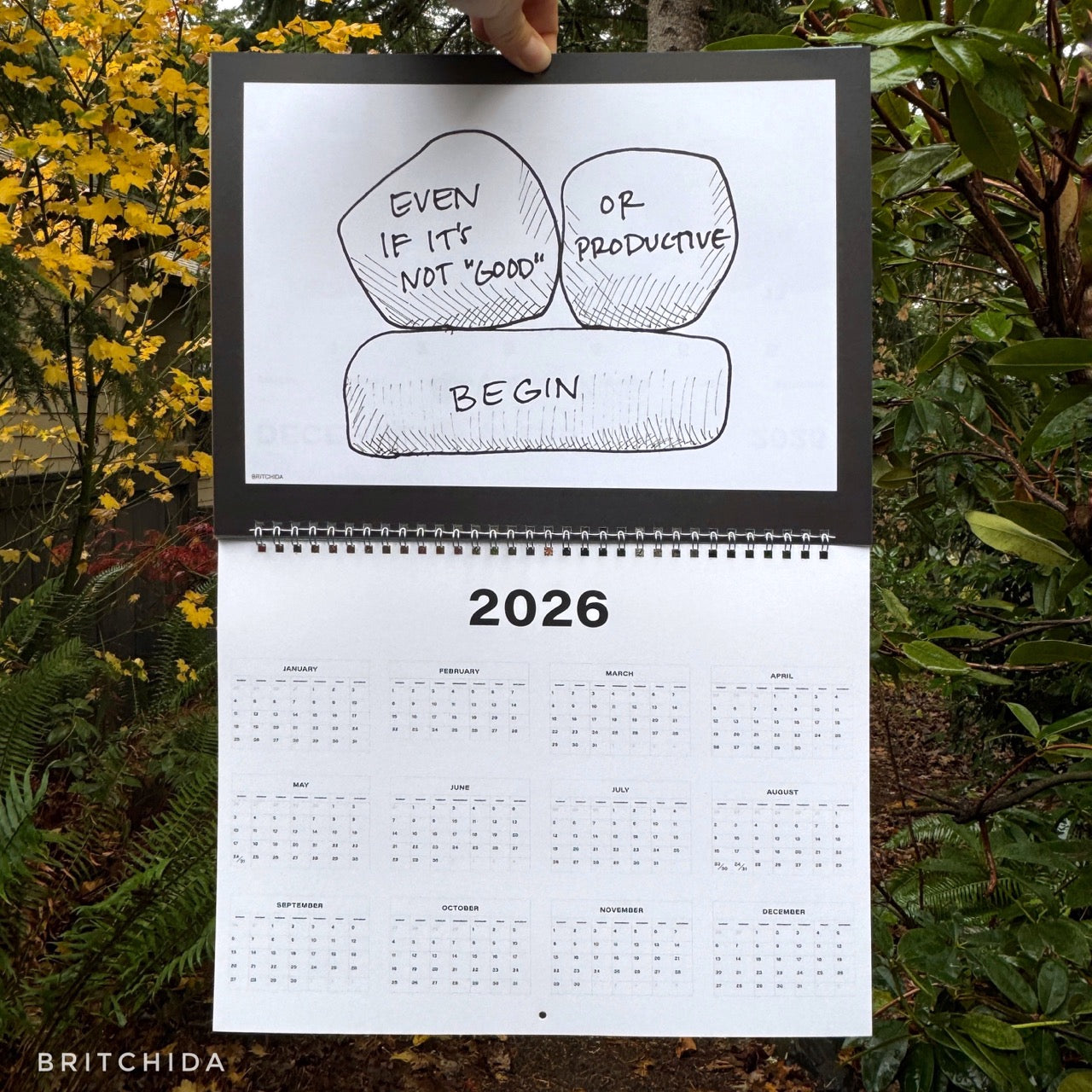 2025 Britchida Art Calendar