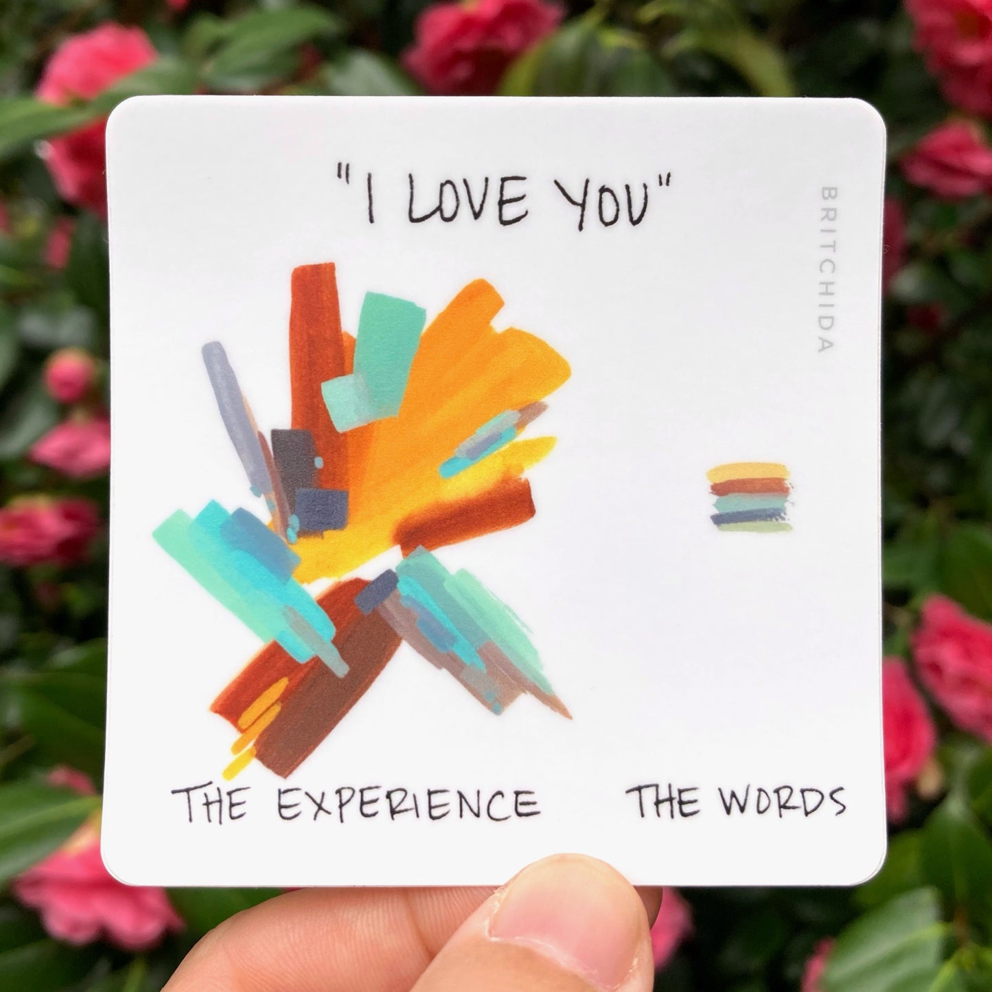 Sticker 8-PACK: I Love You