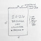2026 Britchida Art Calendar - PRESALE
