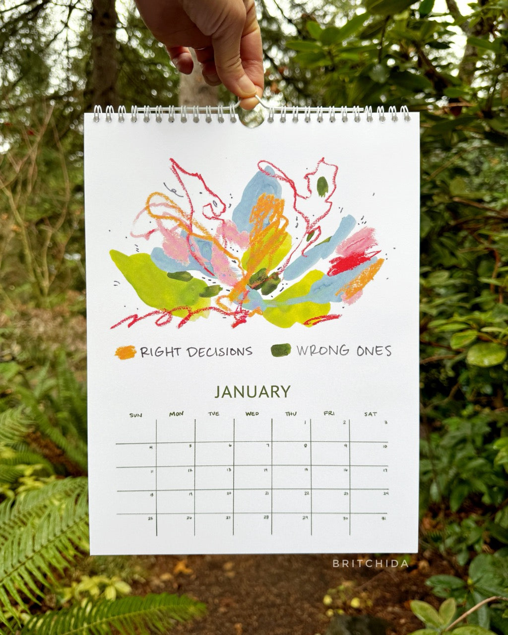 2026 Britchida Art Calendar