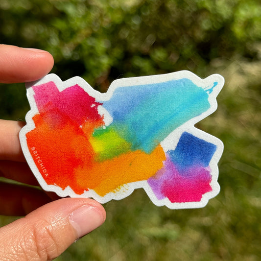 ✨PRESALE- Sticker: Pride Flag - Flow Rainbow 2