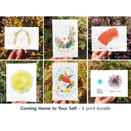 Coming Home to Your Self- 6 print bundle