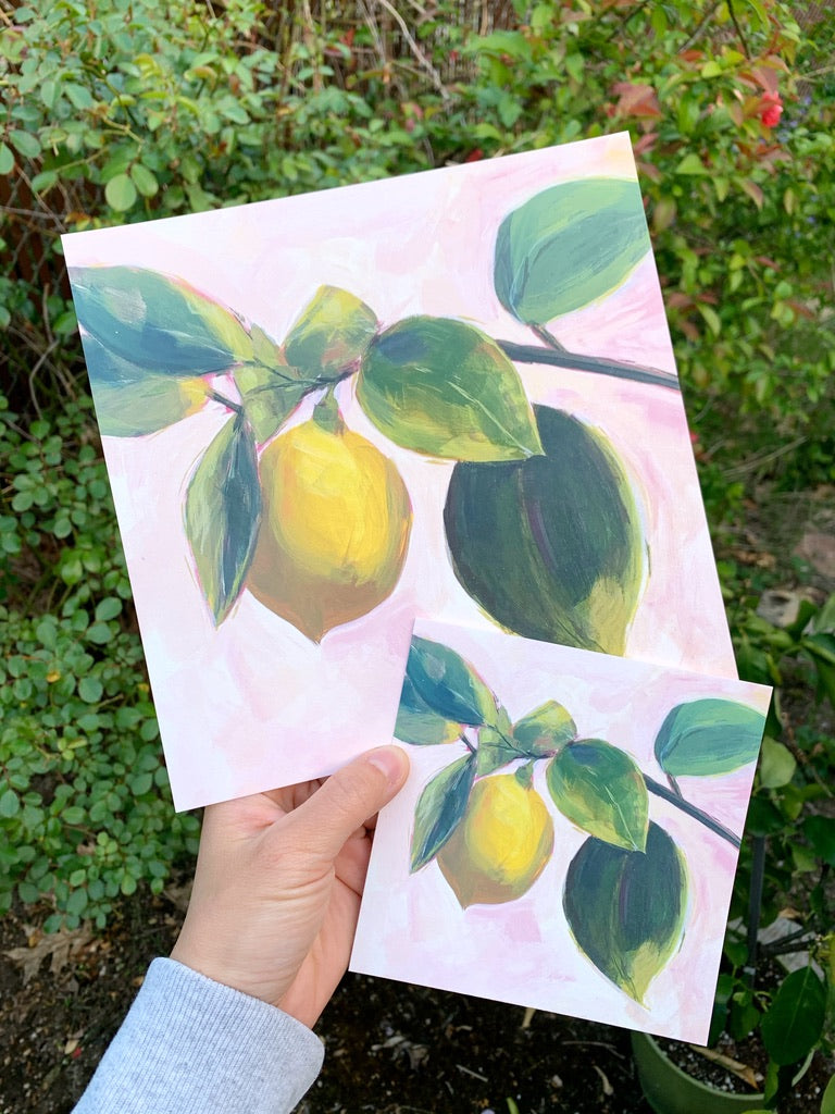 Lemons: print set