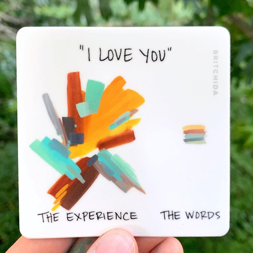 Sticker 8-PACK: I Love You