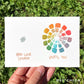 a gray brush mark labeled How Love Seemed and then a color wheel labeled Until You.