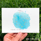 orange dots in a big blue swatch; blue labeled “possible feelings” and orange “feelings I can name."