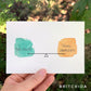 green and orange shapes balanced on either end of a scale. the green is labeled "balance" and the orange "total abandon"
