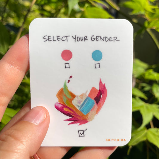 Sticker: Select Your Gender 2022